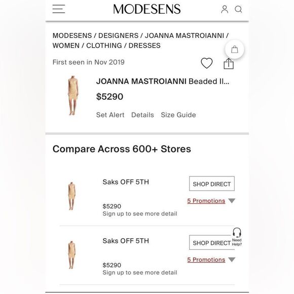 JOANNA MASTROIANNI Beaded Illusion-Neck Cocktail Dress size 2 - Picture 13 of 13